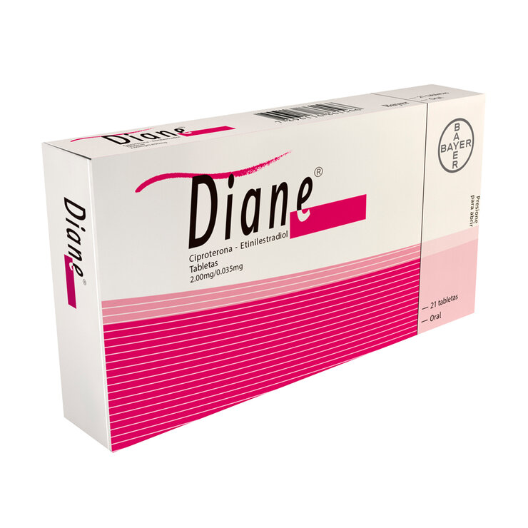 Diane 2mg /0.035 mg  21 Grageas — Imagen 1 de 3