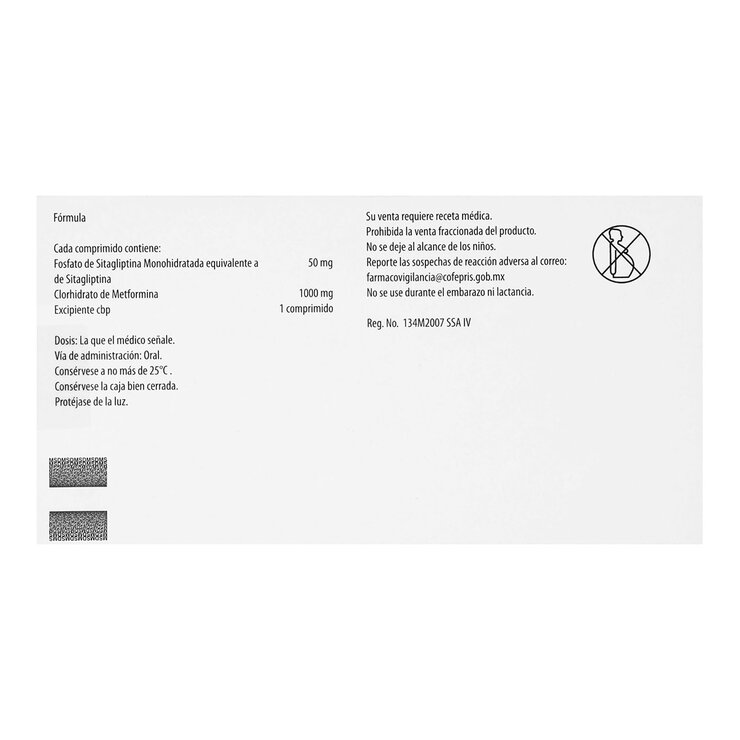 Janumet 50/1000 mg 56 Comprimidos — Imagen 3 de 3