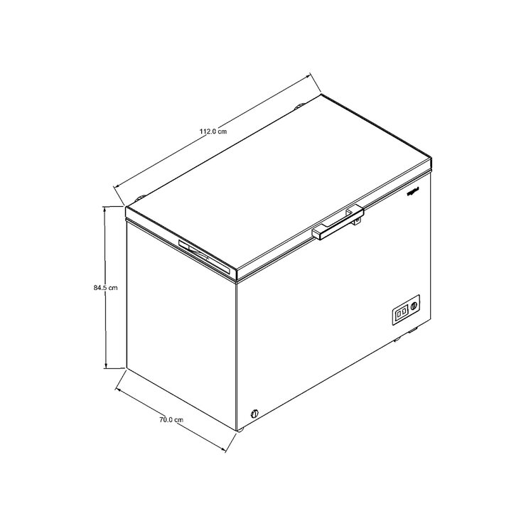 Congelador horizontal 11' Whirlpool — Imagen 4 de 4