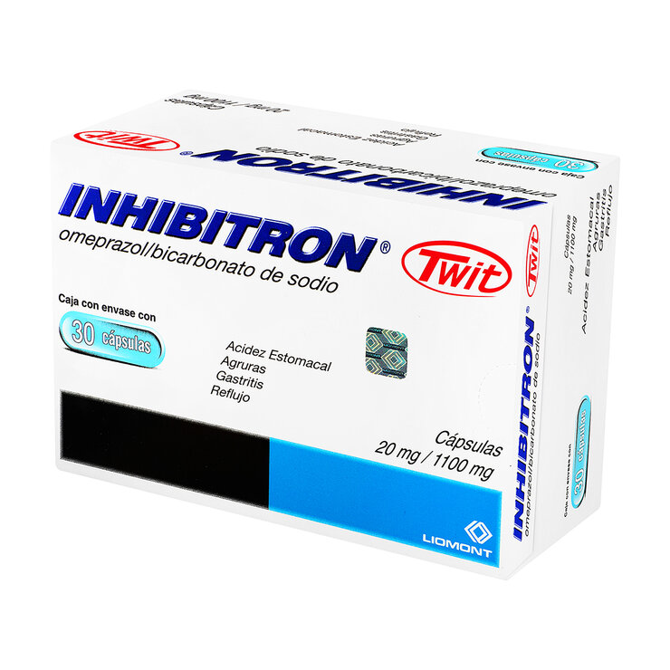 Inhibitron Twit 20mg/1100mg  30 Cápsulas — Imagen 2 de 3
