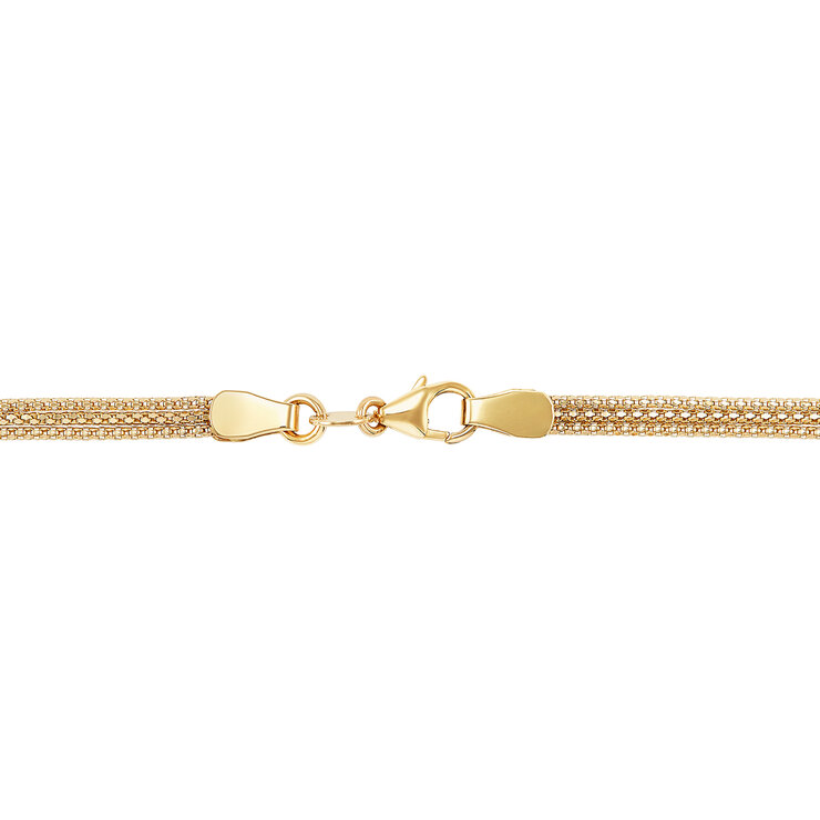 Pulsera, 17.78cm, Oro Italiano de 14K — Imagen 3 de 4