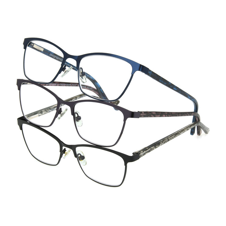 FOSTER GRANT, Lentes de Lectura, Dioptria +2.00, Addie, 3pzas — Imagen 1 de 4