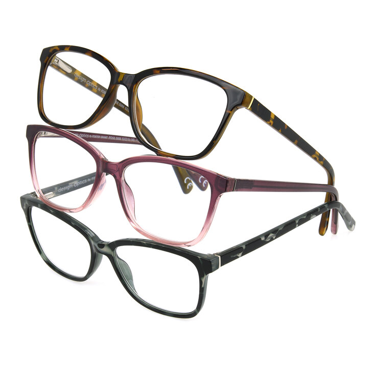 FOSTER GRANT, Lentes de Lectura, Dioptria +1.75, Kiersey, 3pzas — Imagen 1 de 4