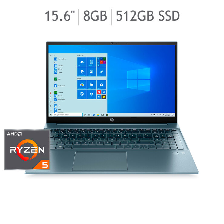 HP Pavilion Laptop 15.6" AMD Ryzen™ 5  8 GB RAM 512GB SSD HD — Imagen 1 de 4