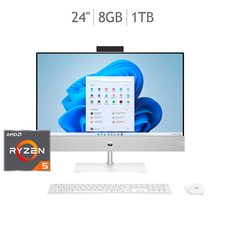 HP AIO Pavilion AMD Ryzen™ 5 — Imagen 1 de 4