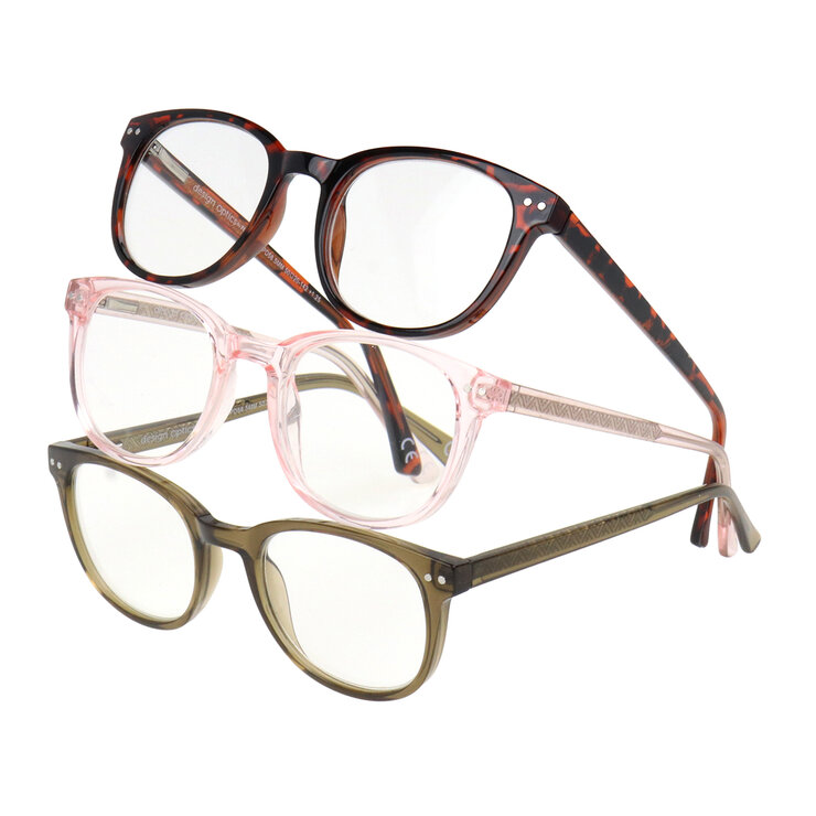 FOSTER GRANT, Lentes de Lectura, Dioptria +2.00, Andy, 3pzas — Imagen 1 de 4