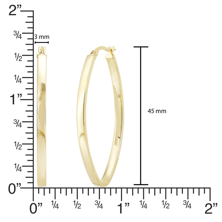 Aretes, Arracadas de Oro Amarillo de 14k — Imagen 4 de 4