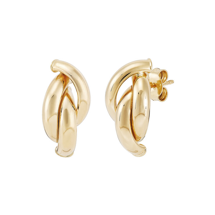 Aretes, Oro Amarillo de 14K — Imagen 1 de 4