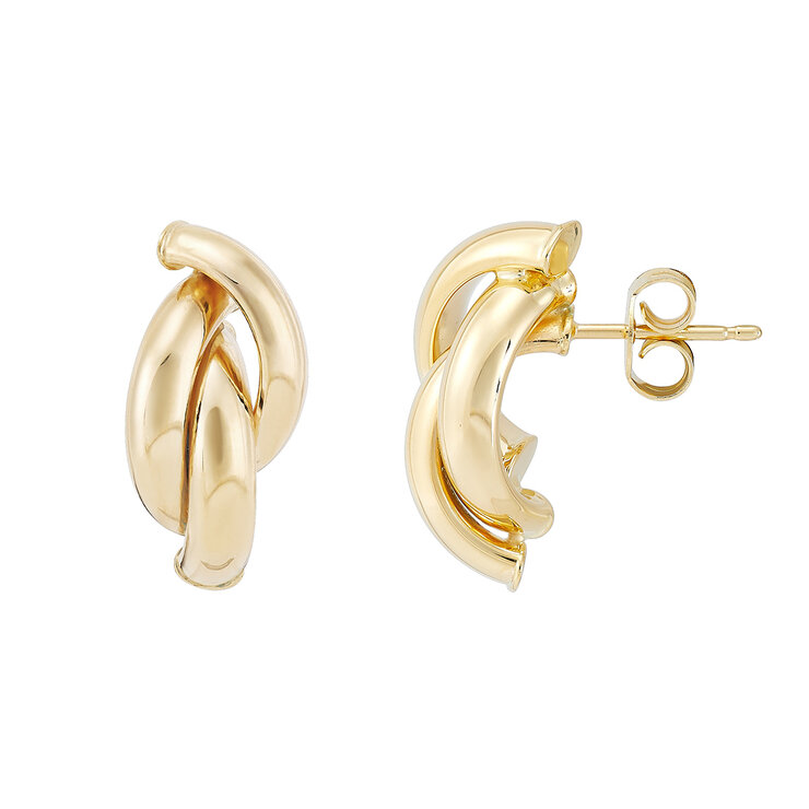 Aretes, Oro Amarillo de 14K — Imagen 2 de 4