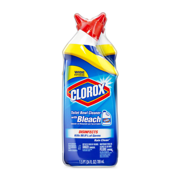 Clorox Limpiador Con Blanqueador Para Taza De Inodoros 3 pzas de 709 ml — Imagen 1 de 3