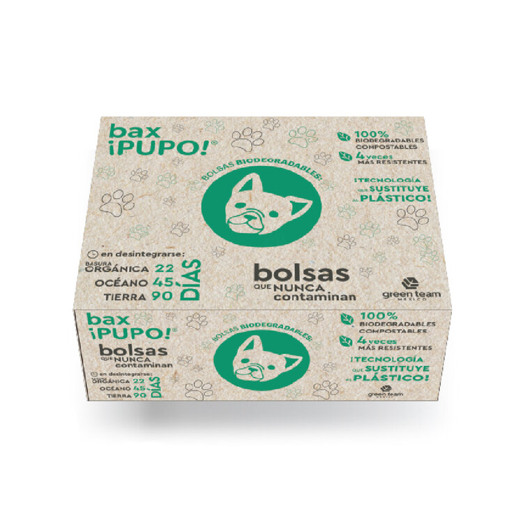 Bax Pupo Bolsas Naturales para Heces de Mascota Biodegradables y Compostables  240 Bolsas 20 rollos  — Imagen 1 de 4