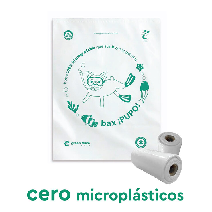 Bax Pupo Bolsas Naturales para Heces de Mascota Biodegradables y Compostables  240 Bolsas 20 rollos  — Imagen 2 de 4