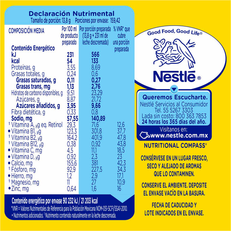 Nesquik Chocolate En Polvo 2.2 kg — Imagen 2 de 4