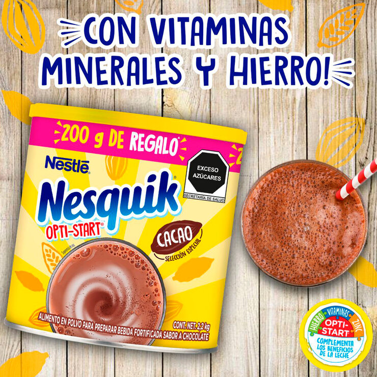 Nesquik Chocolate En Polvo 2.2 kg — Imagen 4 de 4