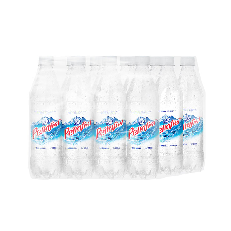 Peñafiel Agua Mineral Pet 12 pzas de 600 ml — Imagen 2 de 2