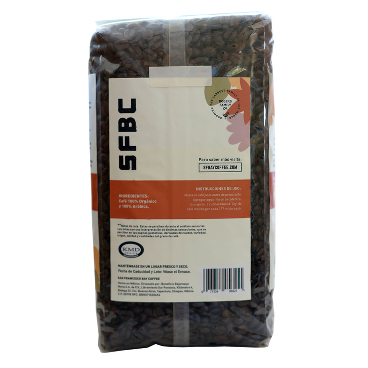 San Francisco Bay Coffee Café en Grano Taza Otoñal 1 Kg — Imagen 3 de 4