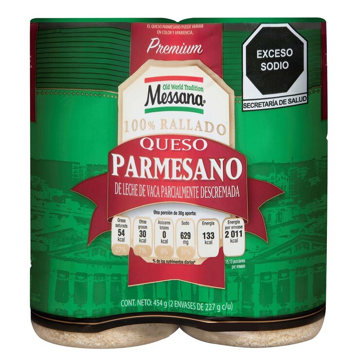 Messana Queso Parmesano 2 pzas de 227 g — Imagen 1 de 4