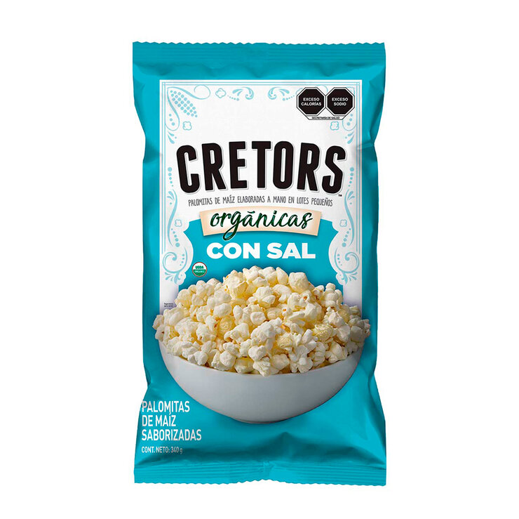 G.H Cretors Palomitas de Maíz Orgánicas con Sal 340 g — Imagen 1 de 3