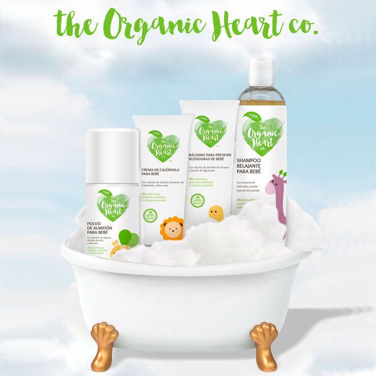 The Organic Heart Kit de Cuidado para la Piel de Bebe 4 pzas — Imagen 2 de 4