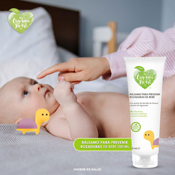 The Organic Heart Kit de Cuidado para la Piel de Bebe 4 pzas — Imagen 4 de 4