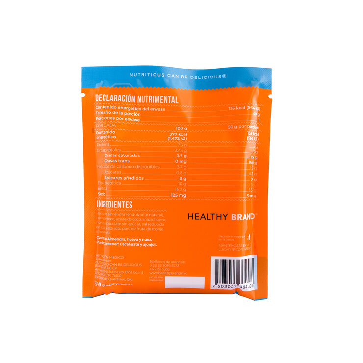 Healthy Brand Galletas Keto con Chispas de Chocolate 6 pzas de 40 g — Imagen 3 de 3