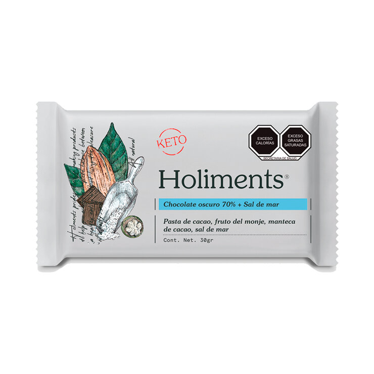 Holiments Surtido de Barras de Chocolate Obscuro 6 pzas de 30 g — Imagen 2 de 4