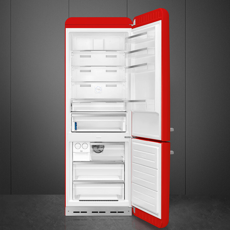 Refrigerador Rojo 16' Estilo Retro Smeg — Imagen 2 de 4