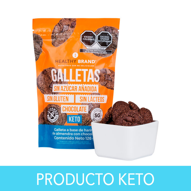 Healthy Brand Galletas de Chocolate Keto 126 g