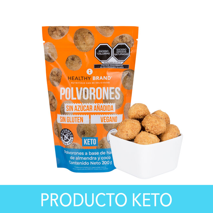 Healthy Brand Polvorones Keto 200 g