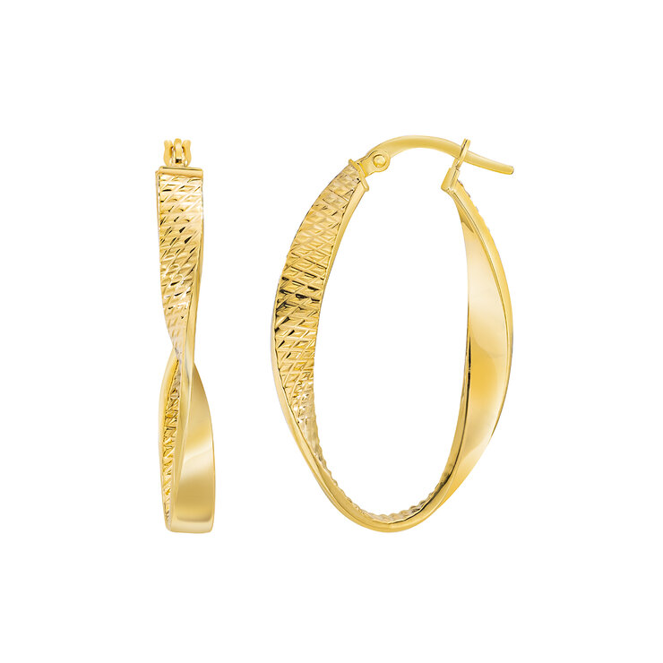 Arracadas, Oro Amarillo de 14K — Imagen 2 de 4
