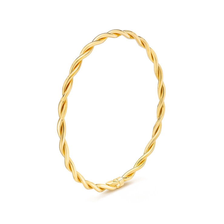 Brazalete, Oro Amarillo de 14k, de 2 Filas — Imagen 2 de 4