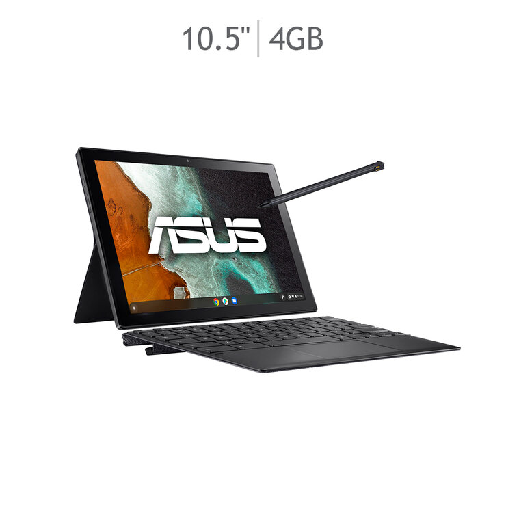 ASUS Chromebook 10.5" Touch FHD, MediaTek 2.0 GHz, 4GB RAM, 128 SSD, Incluye pluma — Imagen 1 de 4