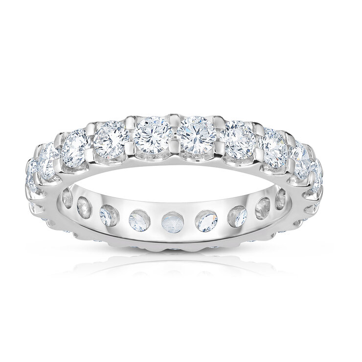 Anillo Eternidad en Platino con Diamantes 2.00ctw — Imagen 1 de 4