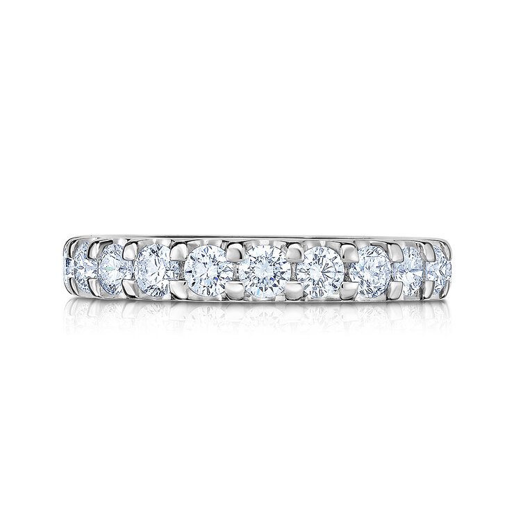 Anillo Eternidad en Platino con Diamantes 2.00ctw — Imagen 2 de 4