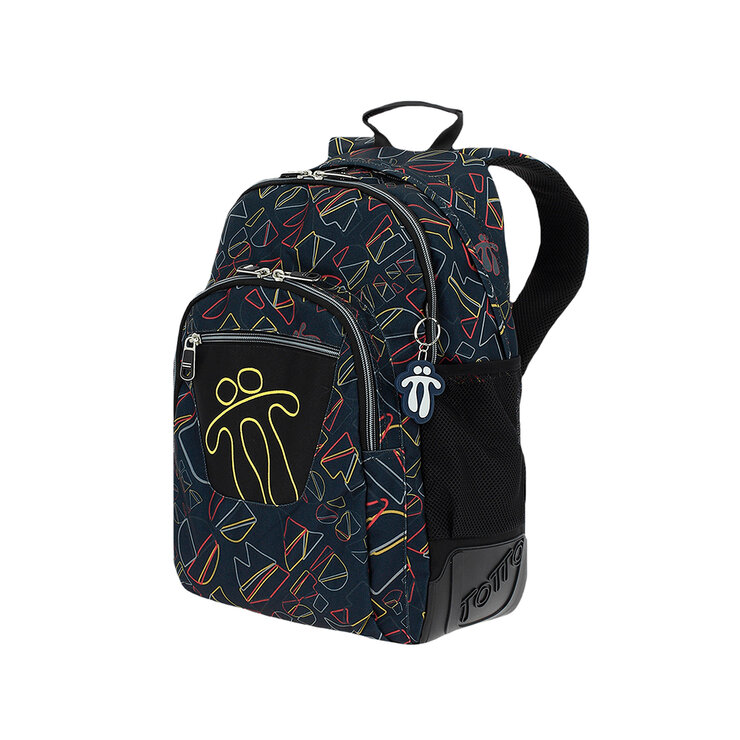 Set Escolar Mochila y Lonchera Color Negro Totto — Imagen 2 de 4