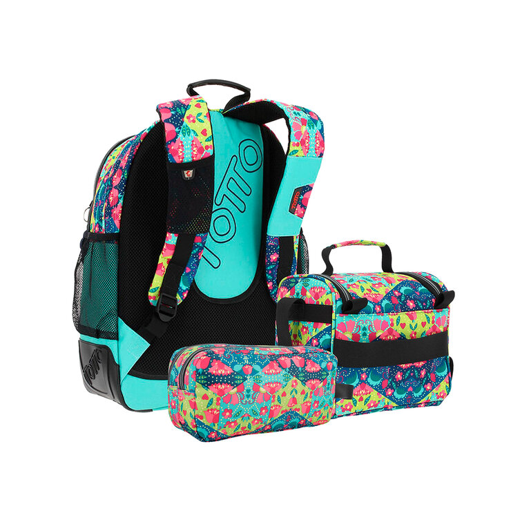 Set Escolar Mochila, Lonchera y Estuche Multicolor Totto — Imagen 3 de 4