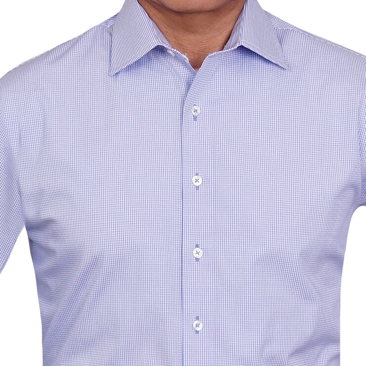 Emporio Colombo Camisa de Vestir, Estampado Mascota Azul, para Caballero, Diferentes Cortes y Tallas — Imagen 2 de 4
