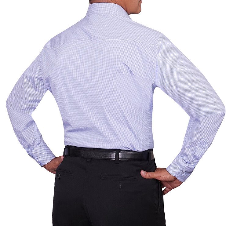 Emporio Colombo Camisa de Vestir, Estampado Mascota Azul, para Caballero, Diferentes Cortes y Tallas — Imagen 4 de 4