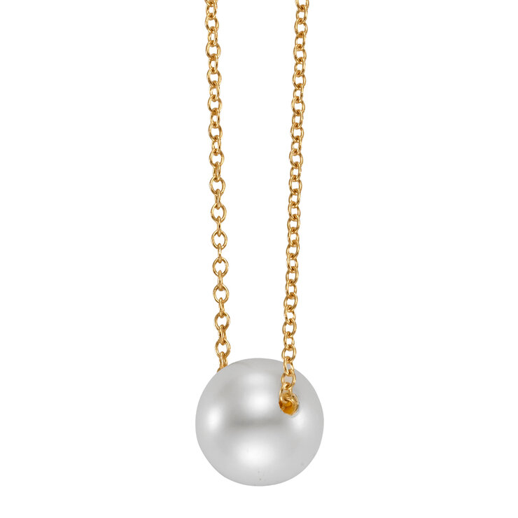 Dije de Perla, 8-9mm, Oro Amarillo de 14K — Imagen 2 de 4