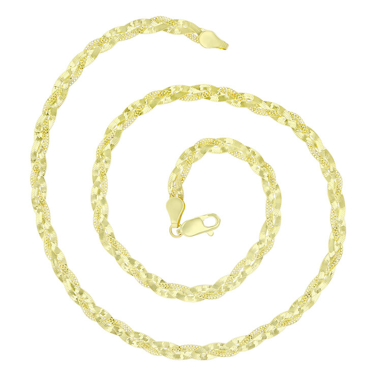 Cadena, Herringbone, 43.18cm, Oro de 14K — Imagen 2 de 4