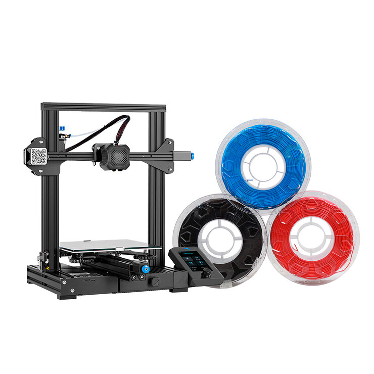 Creality Bundle Impresora 3D Ender 3V2 con 3 Filamentos — Imagen 2 de 3