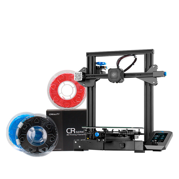 Creality Bundle Impresora 3D Ender 3V2 con 3 Filamentos — Imagen 3 de 3