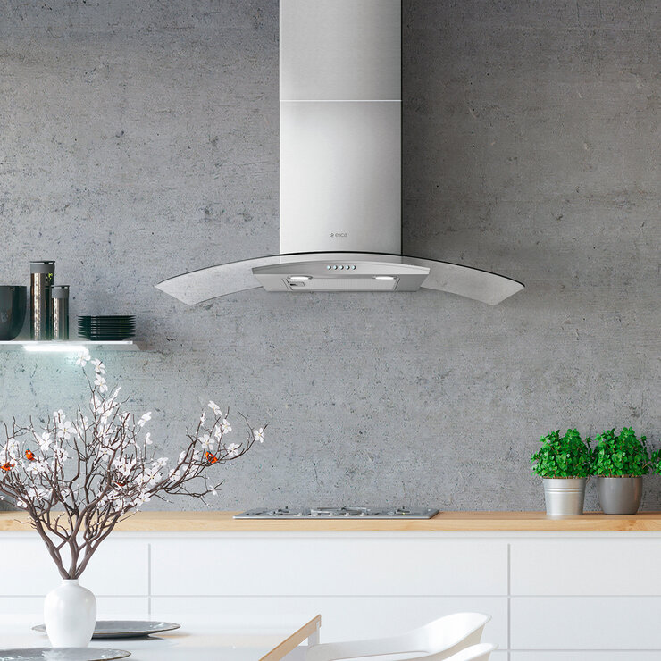 Campana de pared 90cm Elica — Imagen 2 de 4