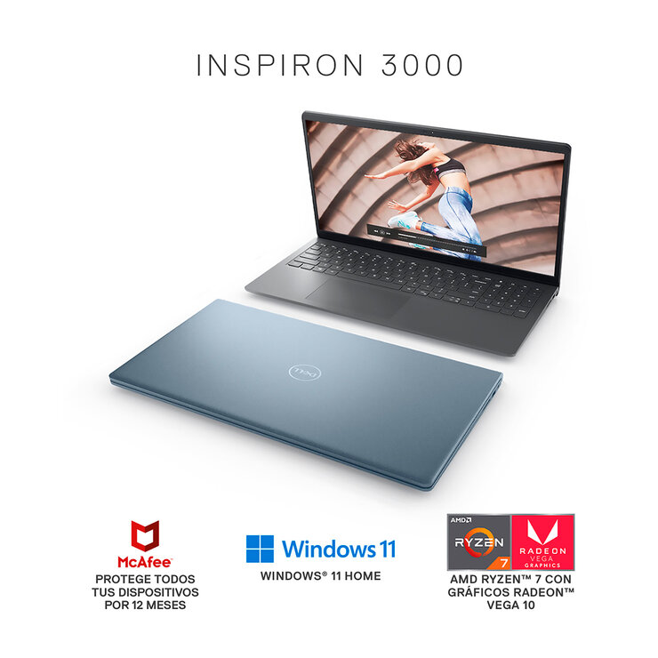 Dell Laptop Inspiron 15.6" AMD Ryzen™ 7 — Imagen 2 de 4