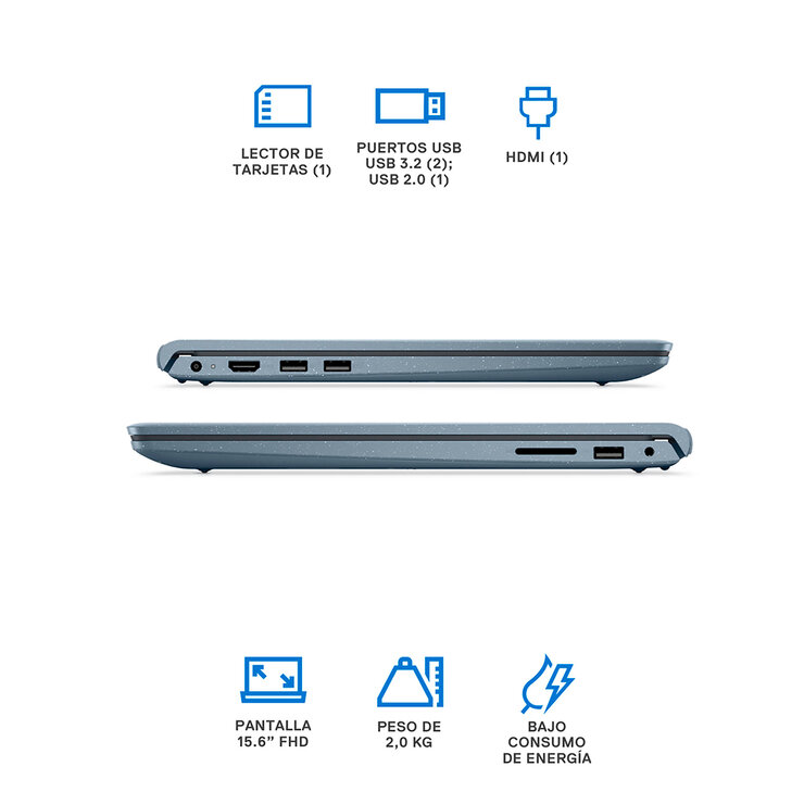 Dell Laptop Inspiron 15.6" AMD Ryzen™ 7 — Imagen 3 de 4