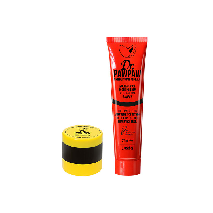 Dr. Paw Paw Exfoliante para Labios con Bálsamo y bálsamo multiusos — Imagen 1 de 3