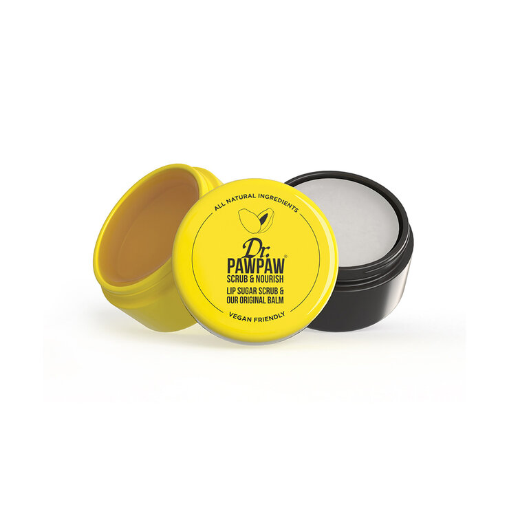 Dr. Paw Paw Exfoliante para Labios con Bálsamo y bálsamo multiusos — Imagen 3 de 3