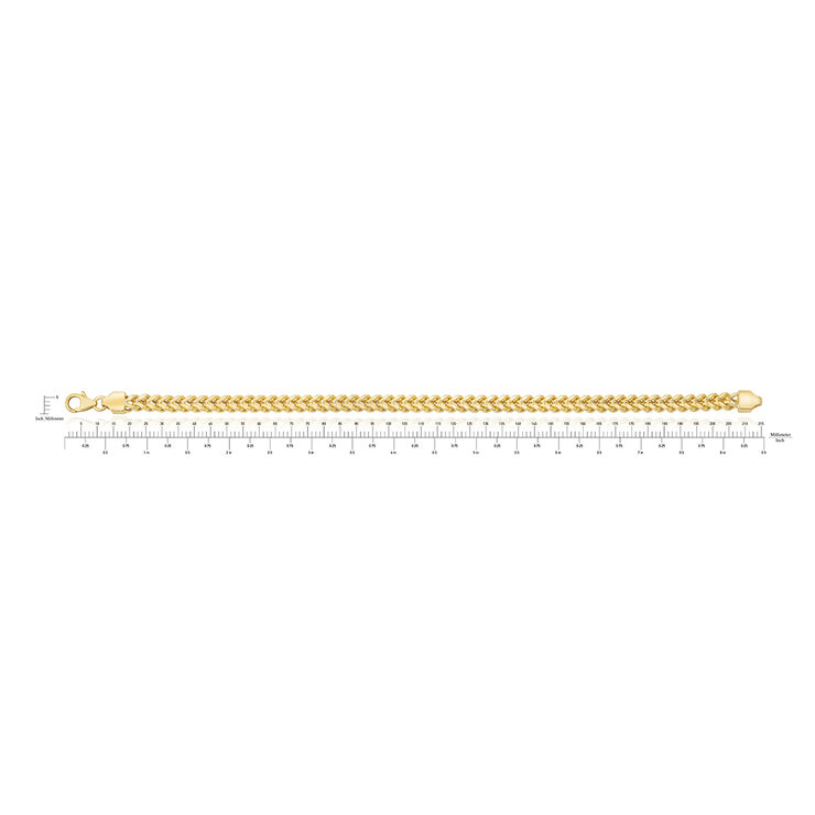 Pulsera para Caballero, Oro Amarillo de 14K — Imagen 4 de 4