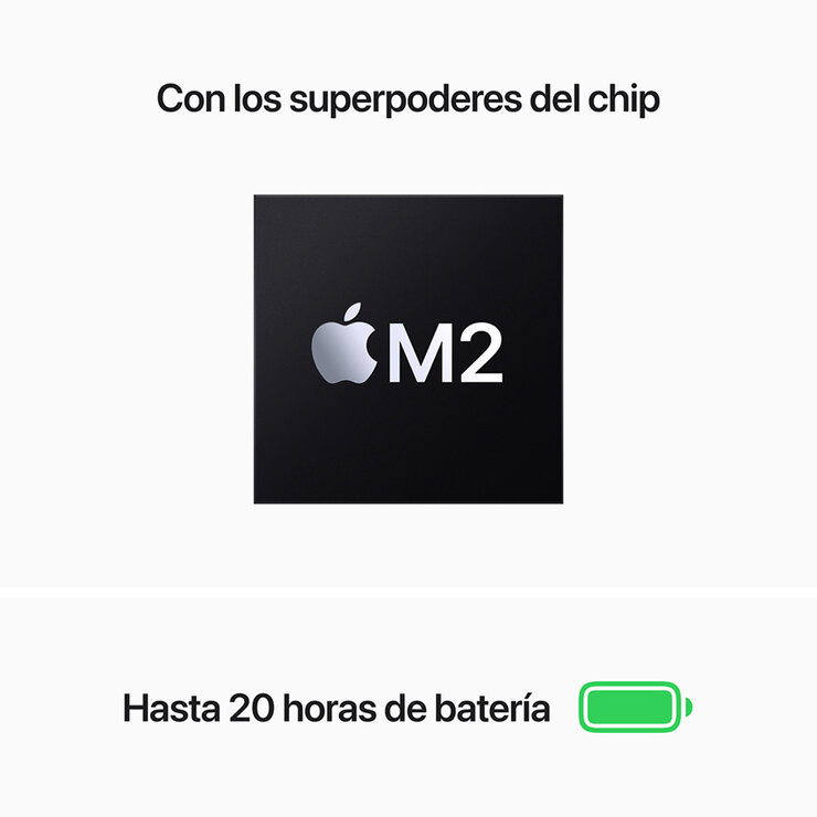 Apple Macbook Pro 13" Chip M2 512GB Plata — Imagen 3 de 4