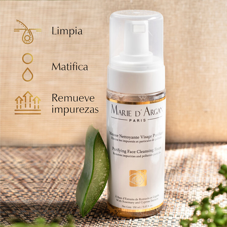 Marie D' Argan, Dúo Espuma Dermo Limpiadora Astrigentes — Imagen 2 de 3